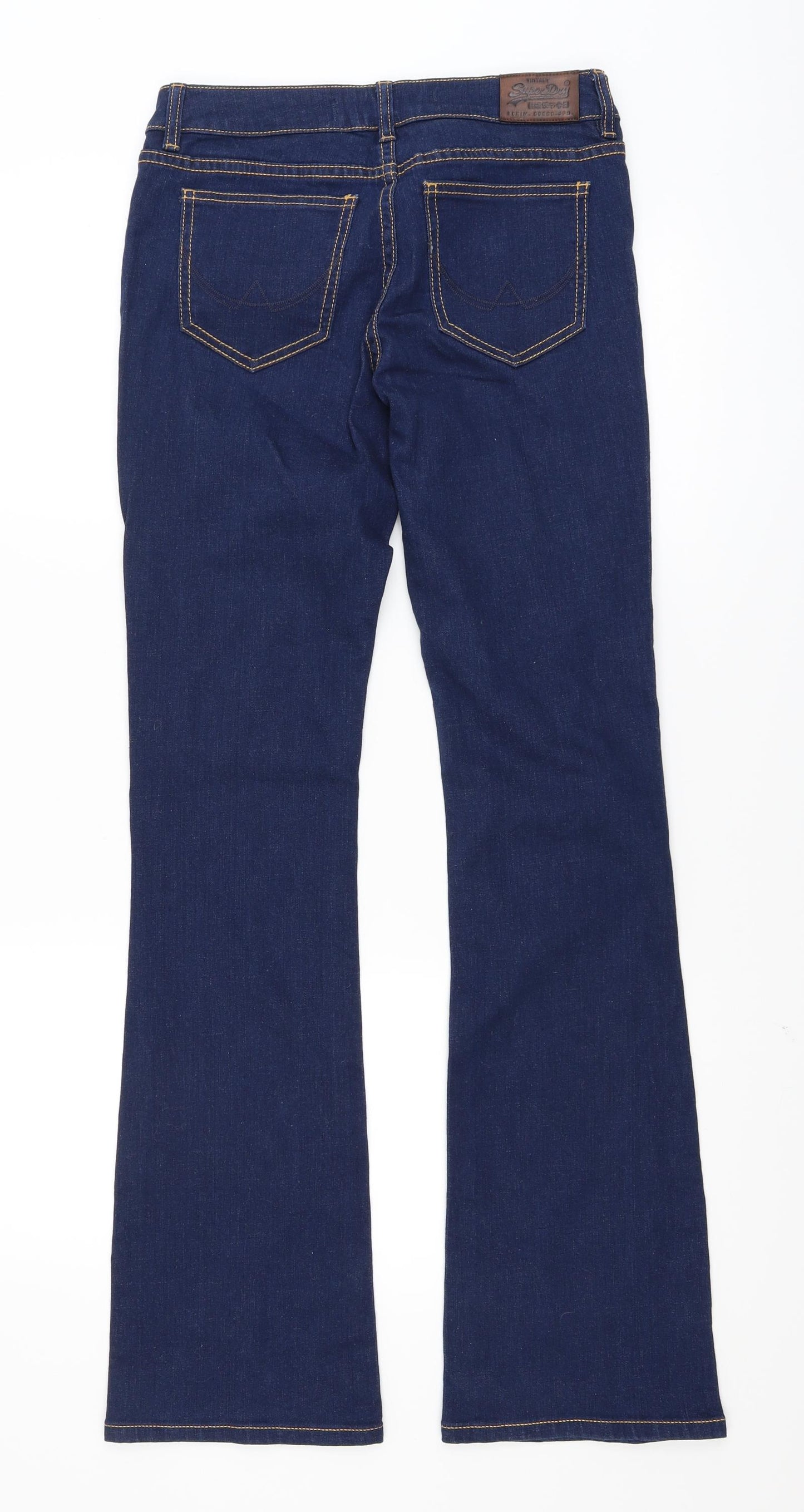 Superdry Mens Blue   Flared Jeans Size 28 in L32 in