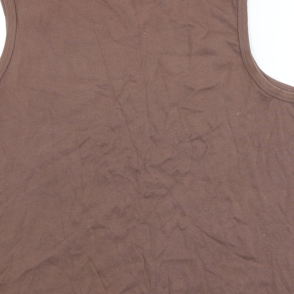 bm collection Mens Brown    T-Shirt Size XL
