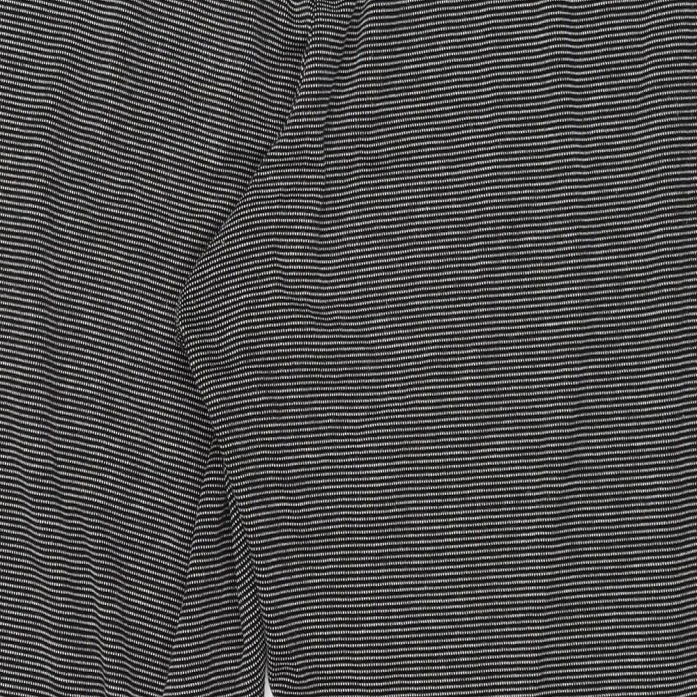 Classic Womens Black Striped  Trousers  Size 24 L27 in