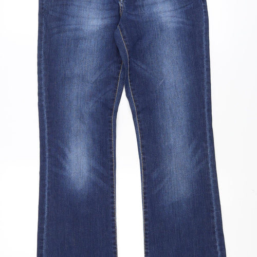 Rainbow Womens Blue   Bootcut Jeans Size 12 L32 in