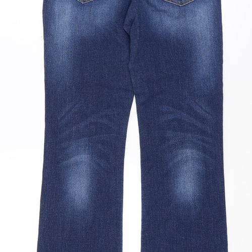 Rainbow Womens Blue   Bootcut Jeans Size 12 L32 in