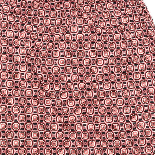Aniston Womens Pink Paisley  A-Line Skirt Size 12