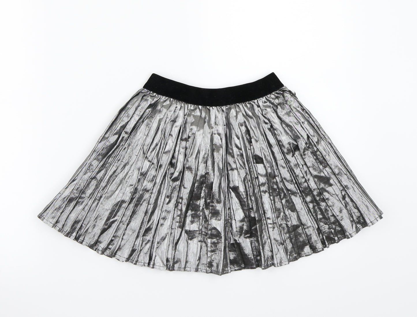 NEXT Girls Silver   A-Line Skirt Size 3-4 Years