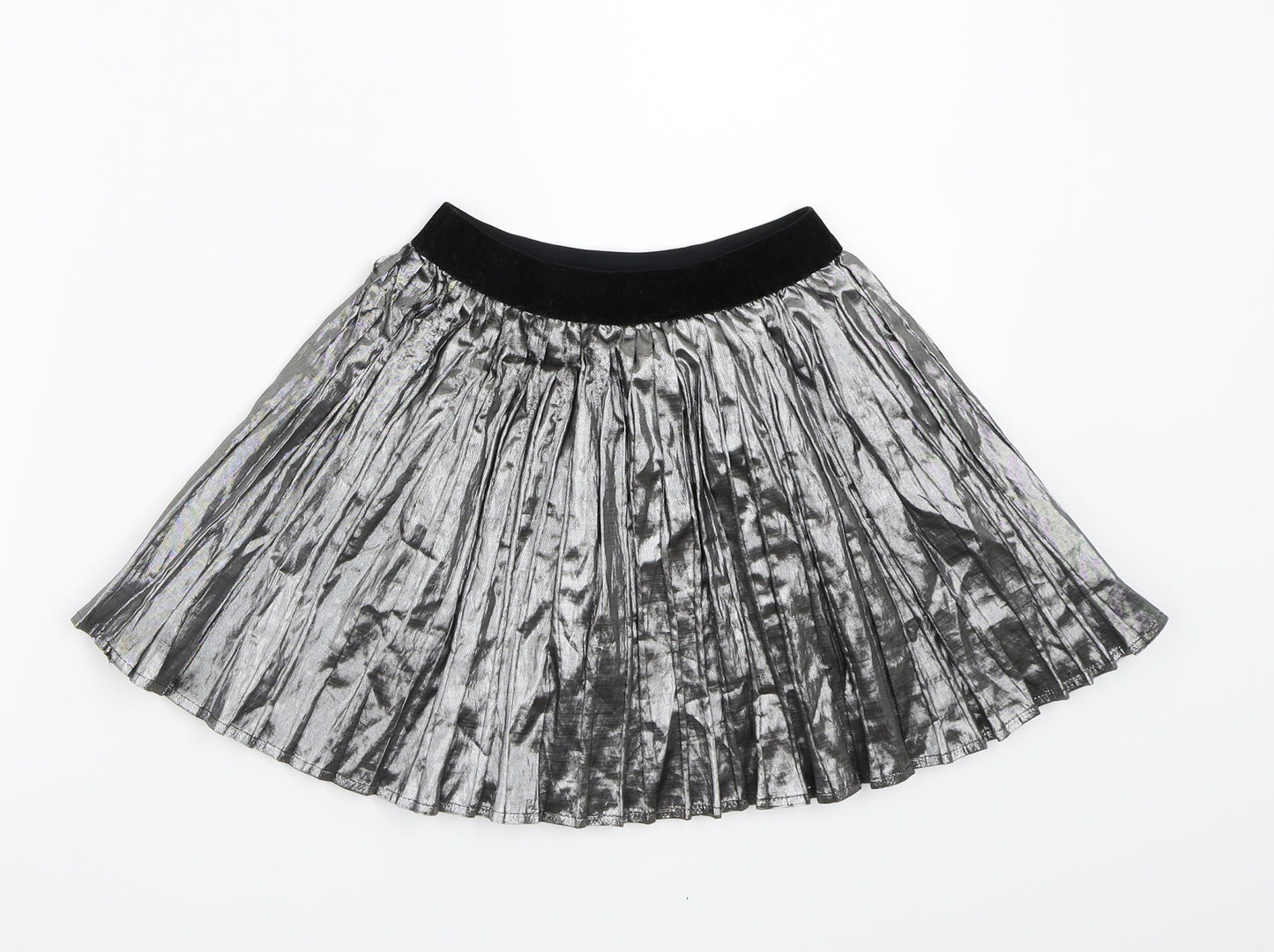 NEXT Girls Silver   A-Line Skirt Size 3-4 Years