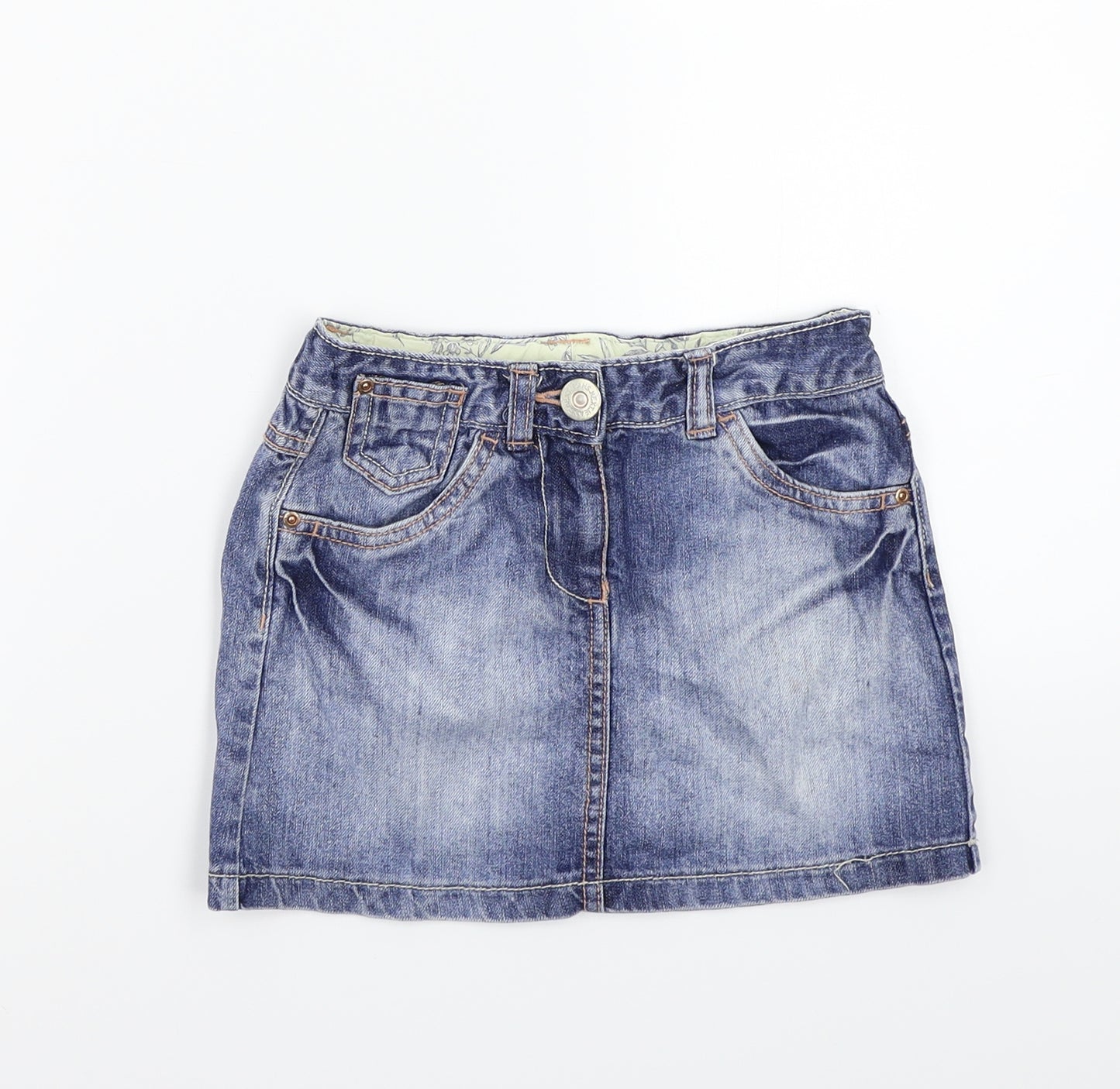 NEXT Girls Blue   A-Line Skirt Size 6 Years