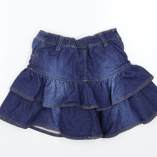 Nutmeg Girls Blue   A-Line Skirt Size 5-6 Years