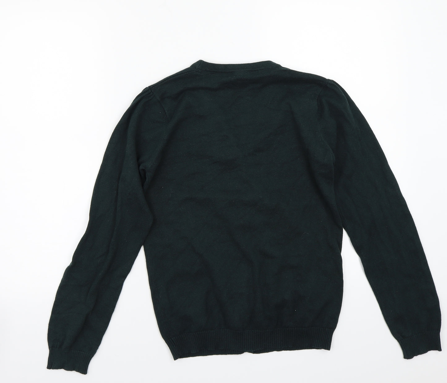 Nutmeg Girls Green   Cardigan Jumper Size 13 Years