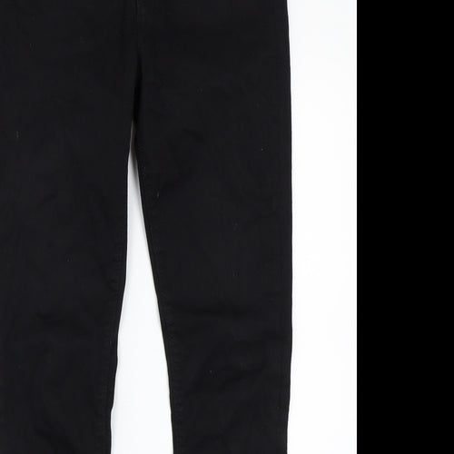 Warehouse Womens Black   Straight Jeans Size 30 L29 in