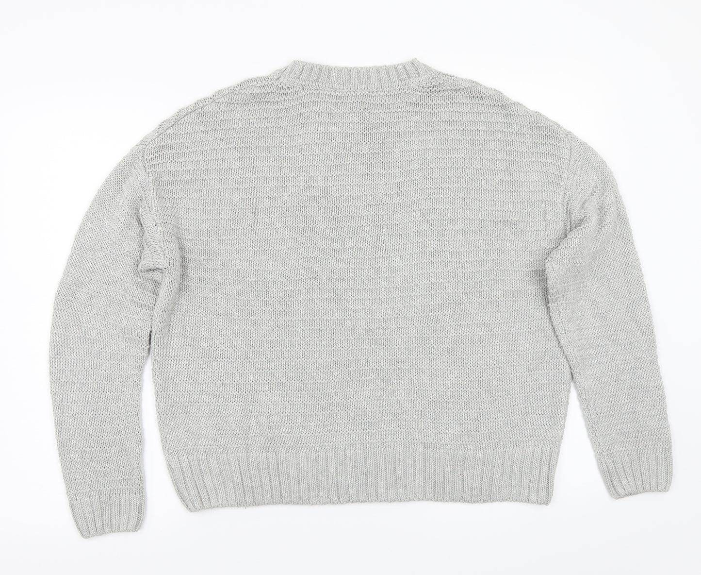 H&M Womens Grey   Pullover Jumper Size S