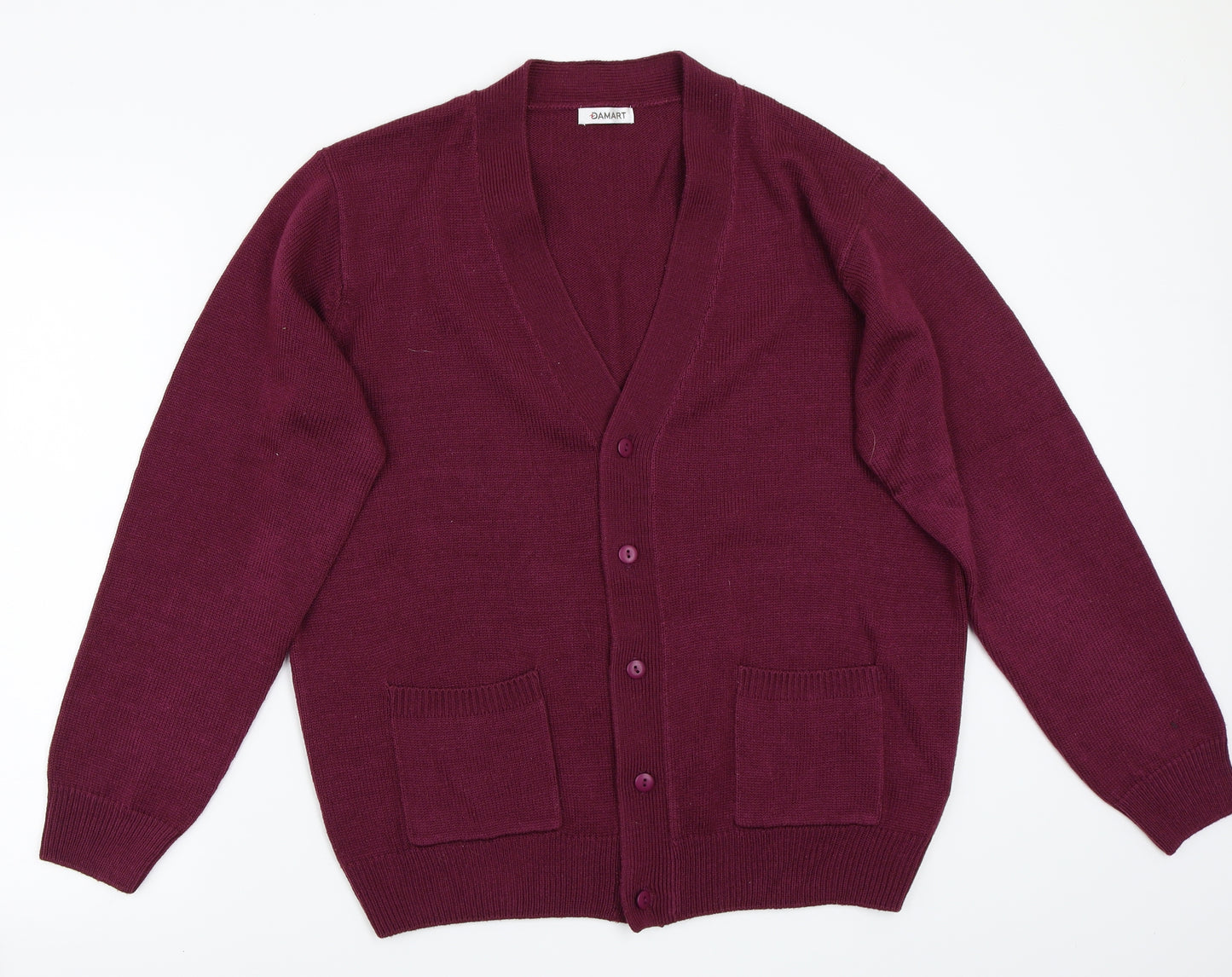 Damart Womens Purple   Cardigan Jumper Size L