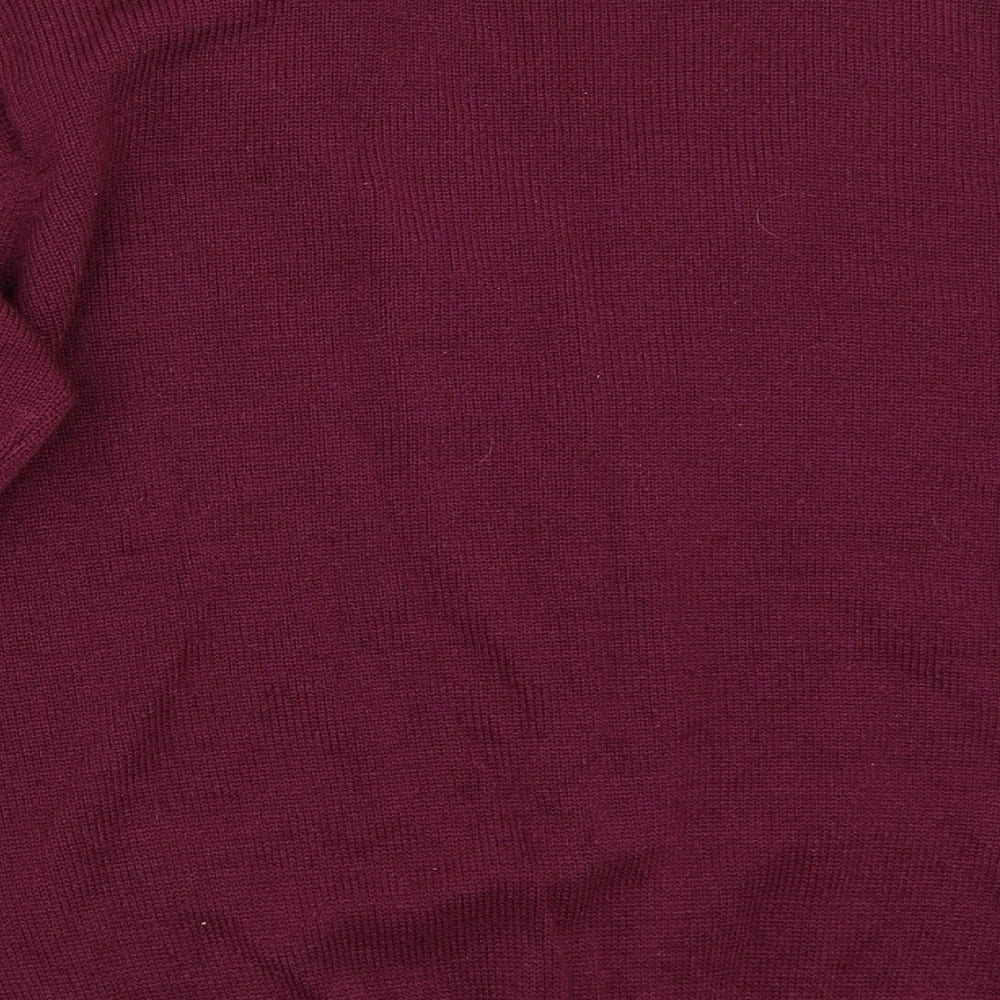 Damart Womens Purple   Cardigan Jumper Size L