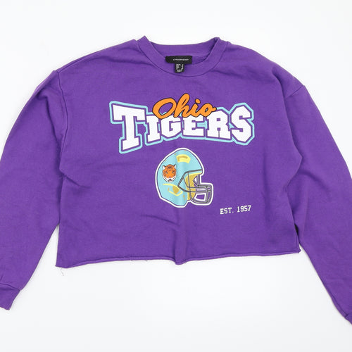 Primark Womens Purple   Pullover Jumper Size 8