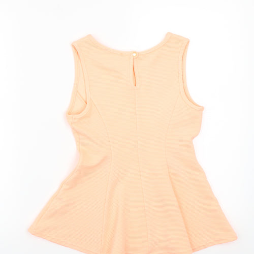 Primark Womens Orange   Basic T-Shirt Size 6