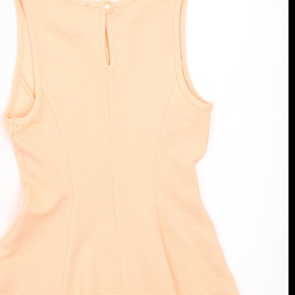 Primark Womens Orange   Basic T-Shirt Size 6