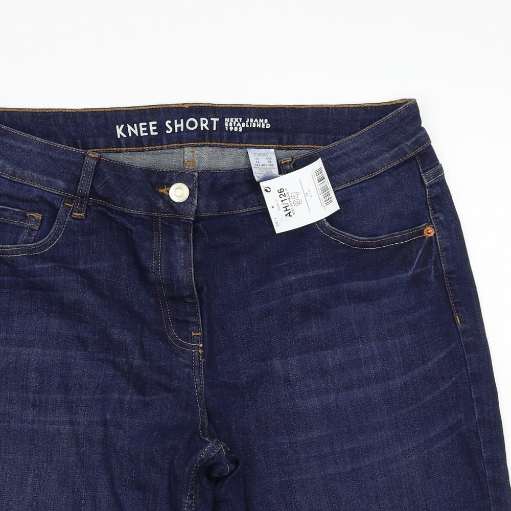 NEXT Womens Blue   Bermuda Shorts Size 14