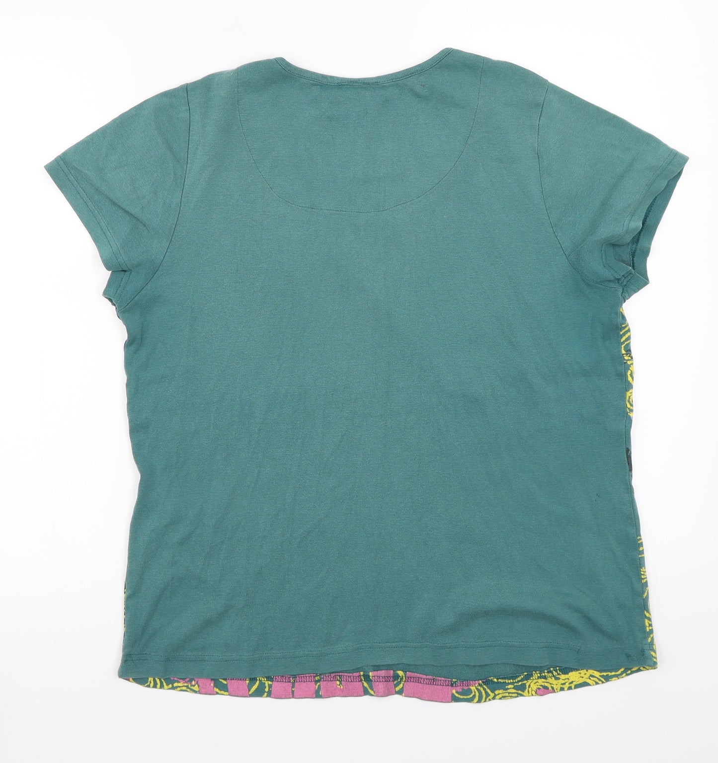Your life  Womens Green   Basic T-Shirt Size 14