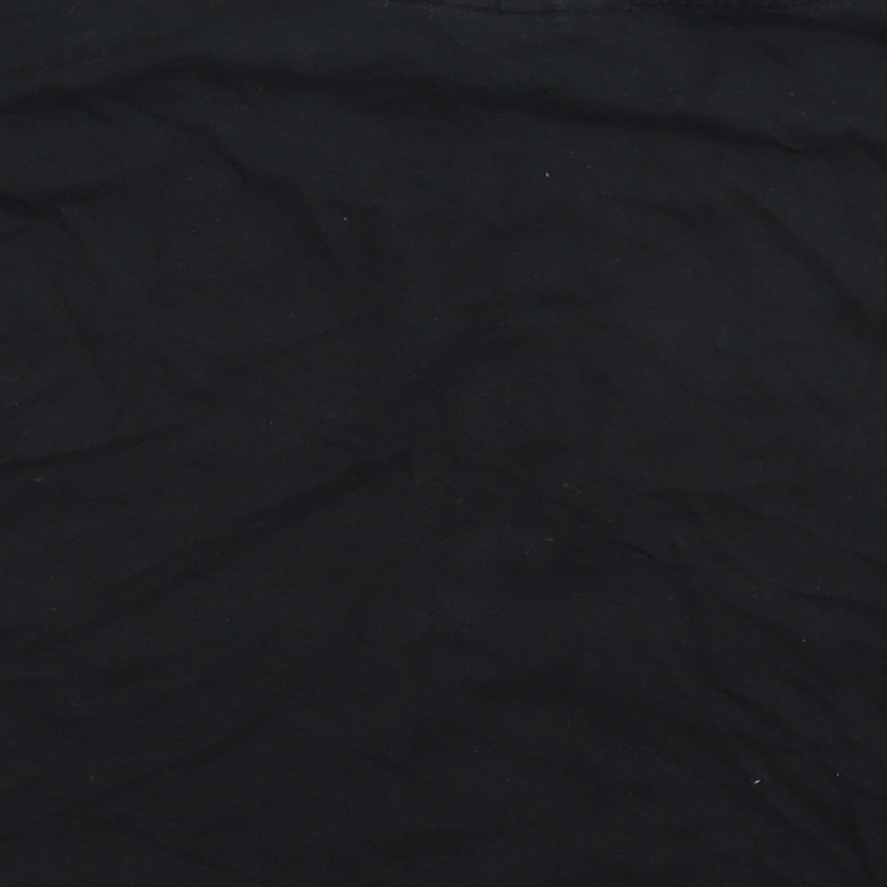 adidas Womens Black   Cropped T-Shirt Size 6