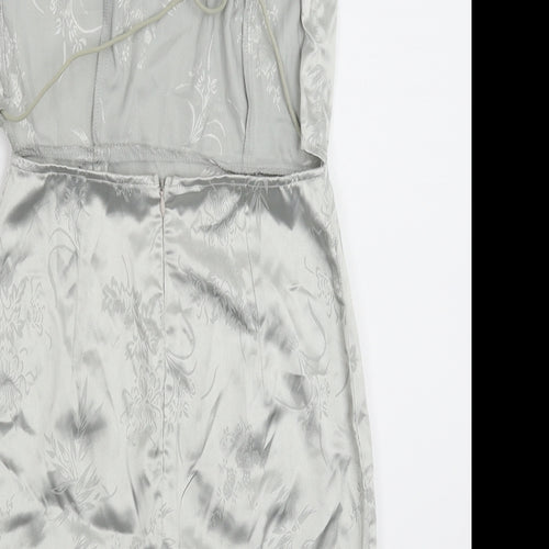 PRETTYLITTLETHING Womens Silver   Mini  Size 4