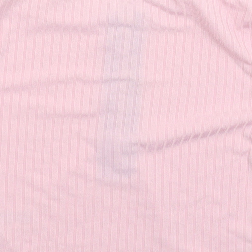 PRETTYLITTLETHING Womens Pink   Basic T-Shirt Size 4