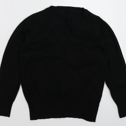 Preworn Womens Black   Pullover Jumper Size 10