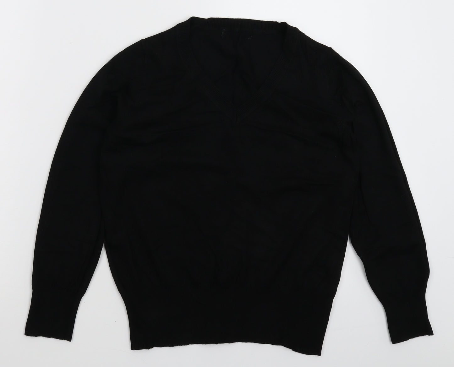 Preworn Womens Black   Pullover Jumper Size 10