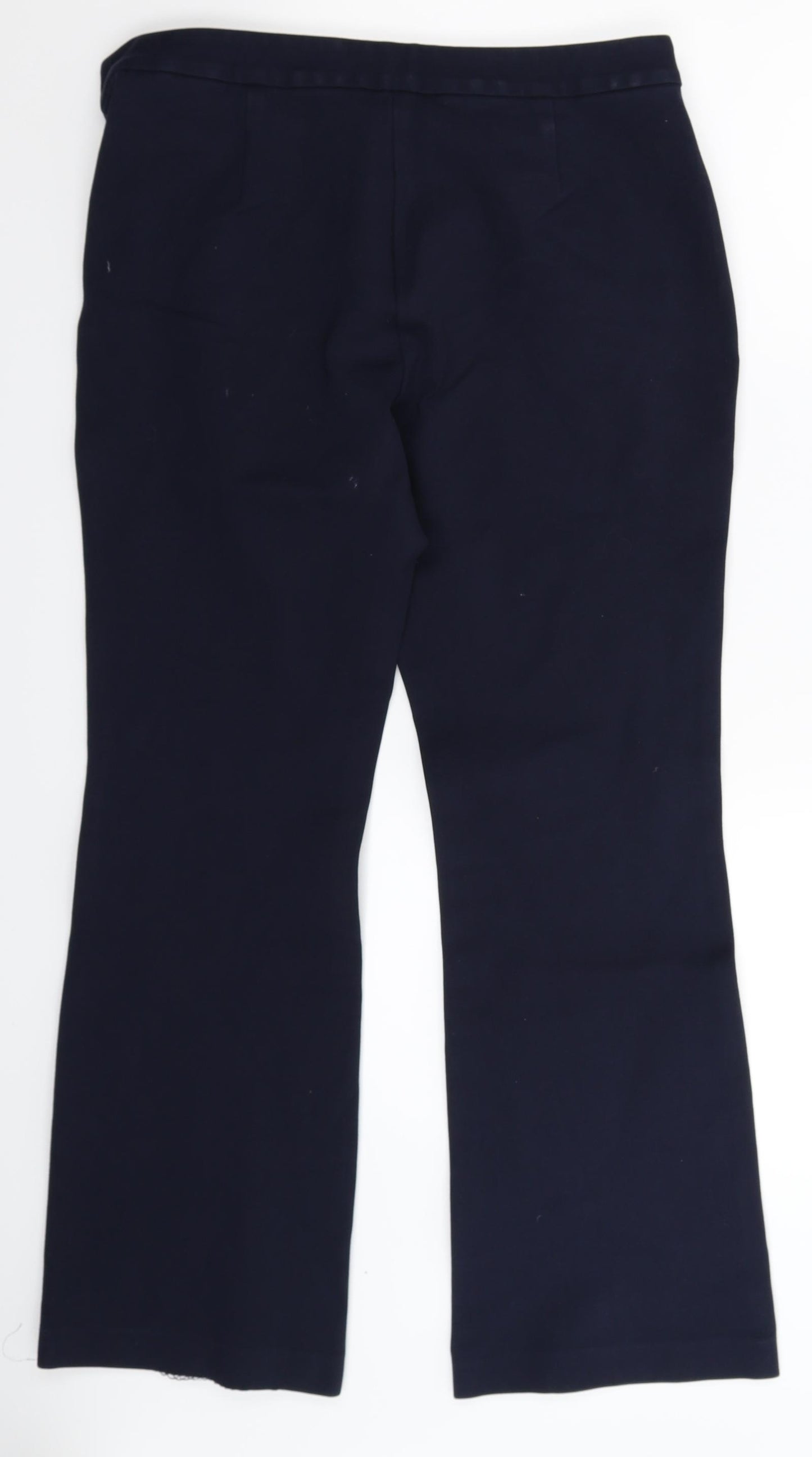 Marks and Spencer Womens Blue   Trousers  Size 12 L27 in