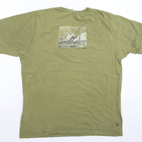 The North Face Mens Green    T-Shirt Size L