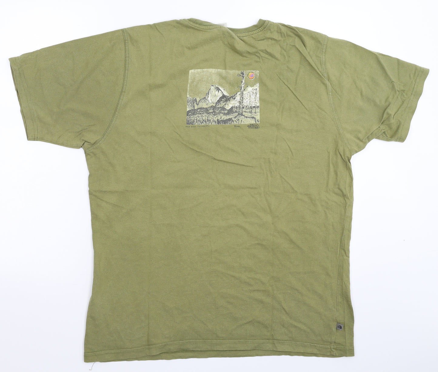 The North Face Mens Green    T-Shirt Size L