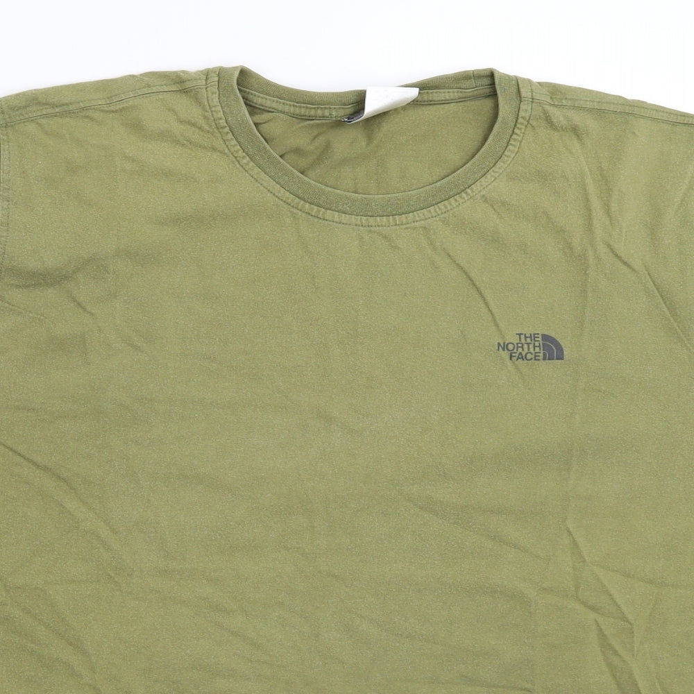 The North Face Mens Green    T-Shirt Size L