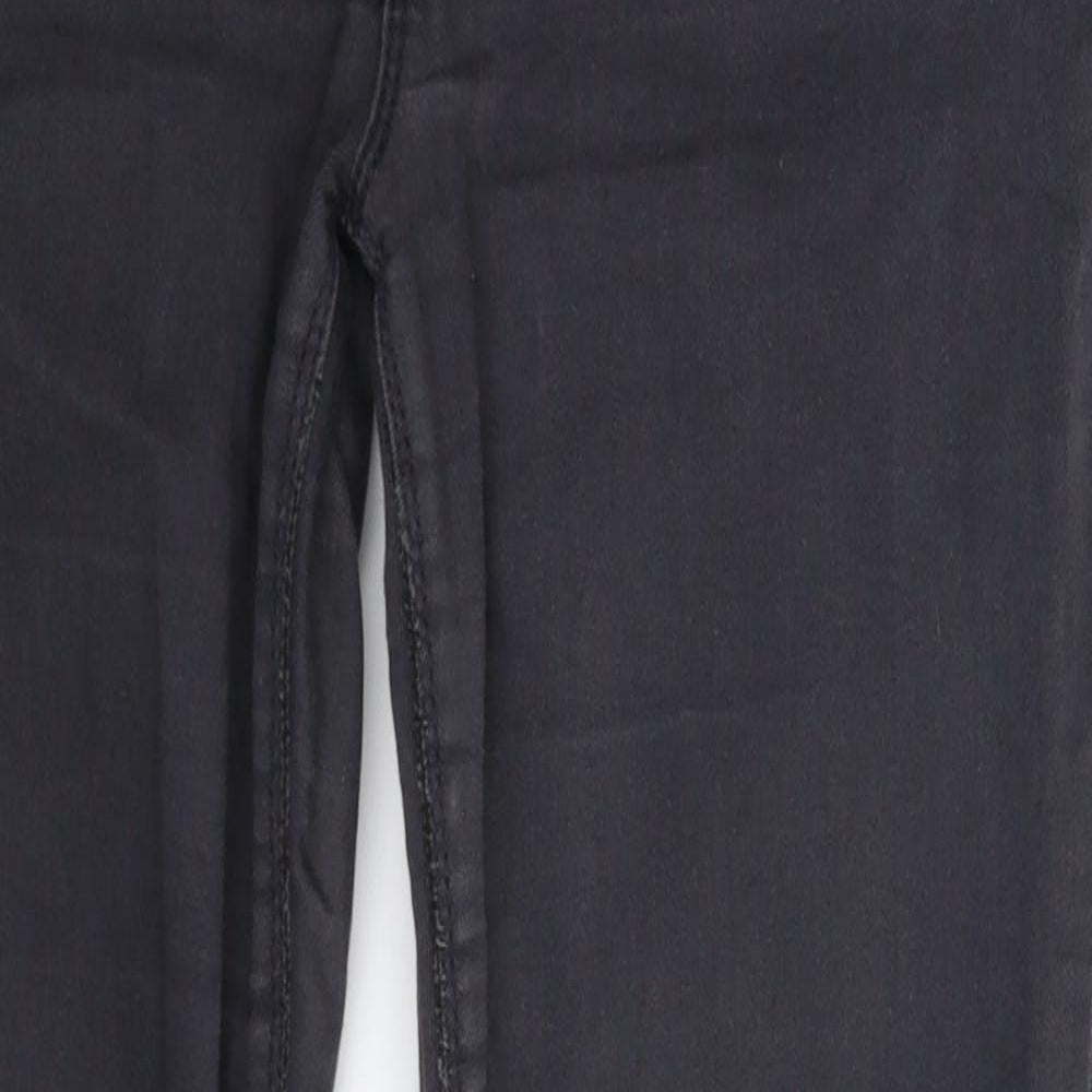 Dorothy Perkins Womens Grey  Denim Skinny Jeans Size 10 L29 in