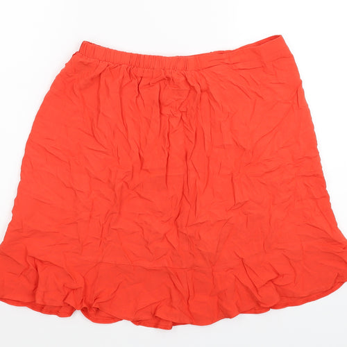 New Look Womens Pink   A-Line Skirt Size 12