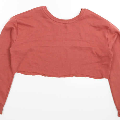 PRETTYLITTLETHING Womens Beige   Pullover Sweatshirt Size 12