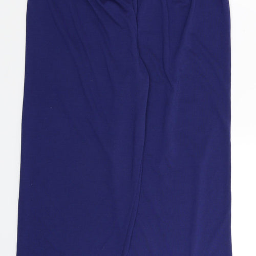 Anne De Lancay Womens Blue   Trousers  Size 14 L28 in
