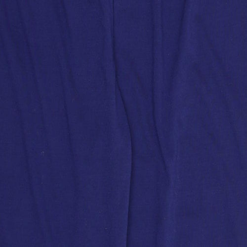 Anne De Lancay Womens Blue   Trousers  Size 14 L28 in