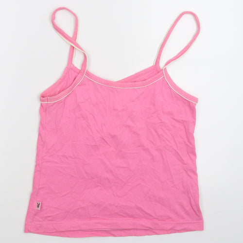 Playboy Womens Pink   Basic Tank Size 14