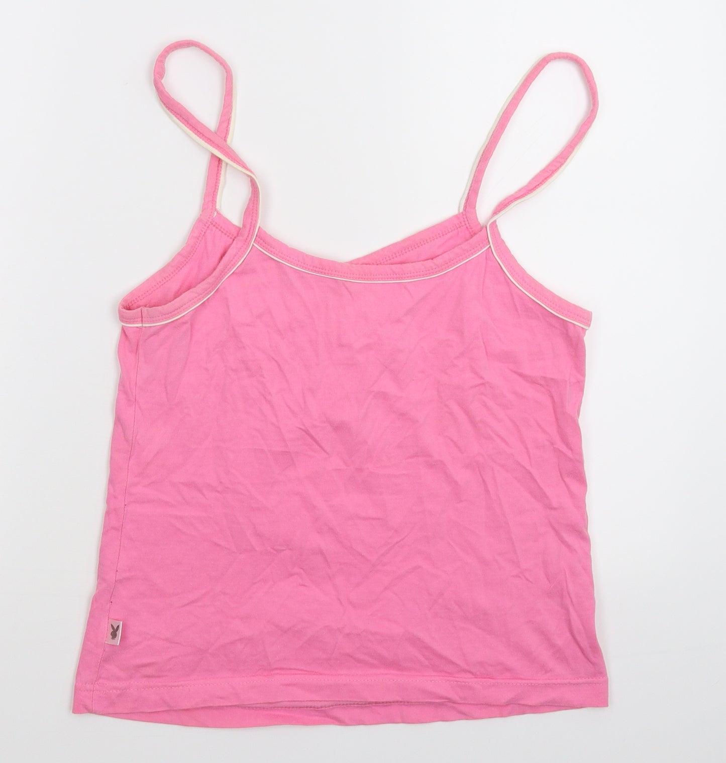 Playboy Womens Pink   Basic Tank Size 14