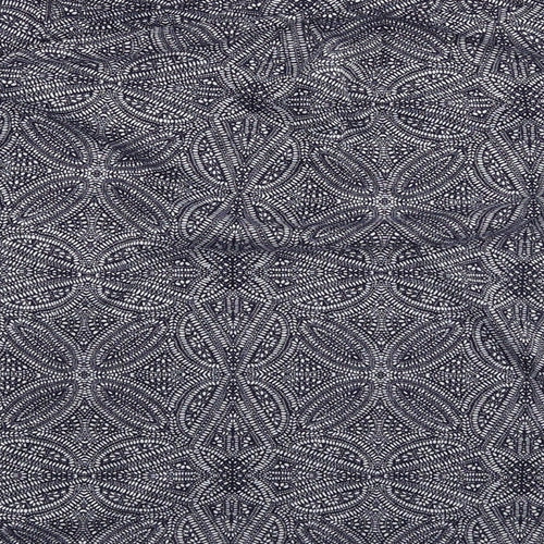 H&M Womens Blue Geometric  Basic T-Shirt Size S
