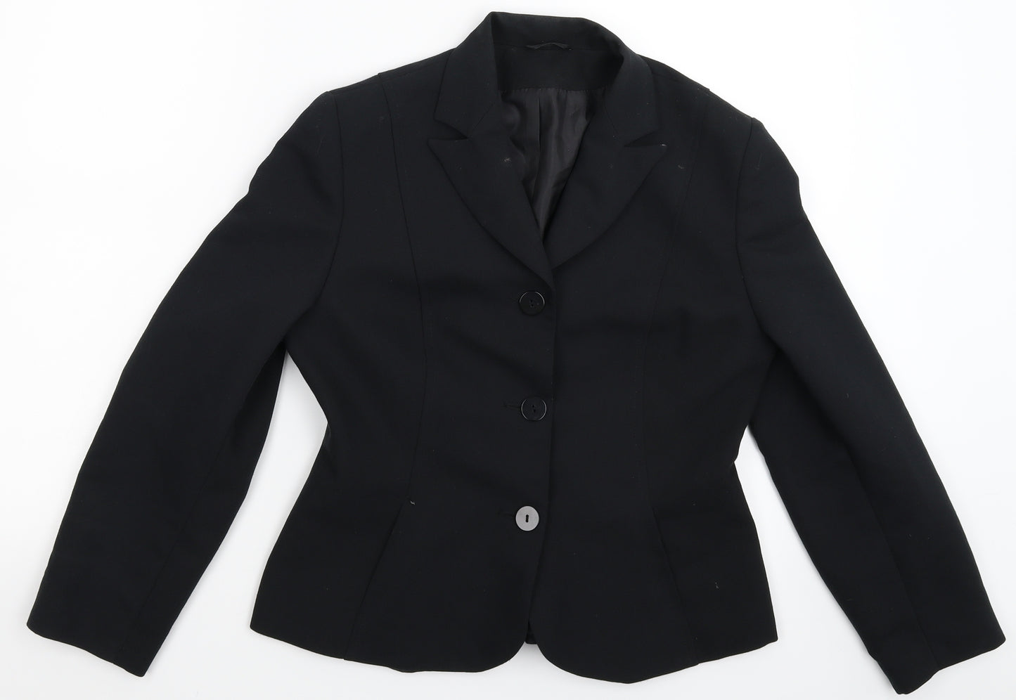 Preworn Womens Black   Jacket Suit Jacket Size 12