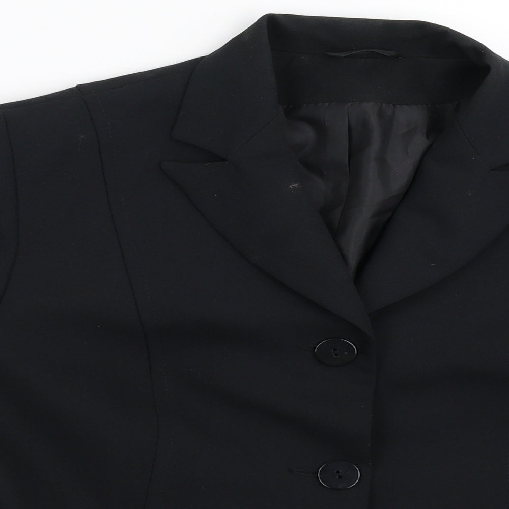 Preworn Womens Black   Jacket Suit Jacket Size 12