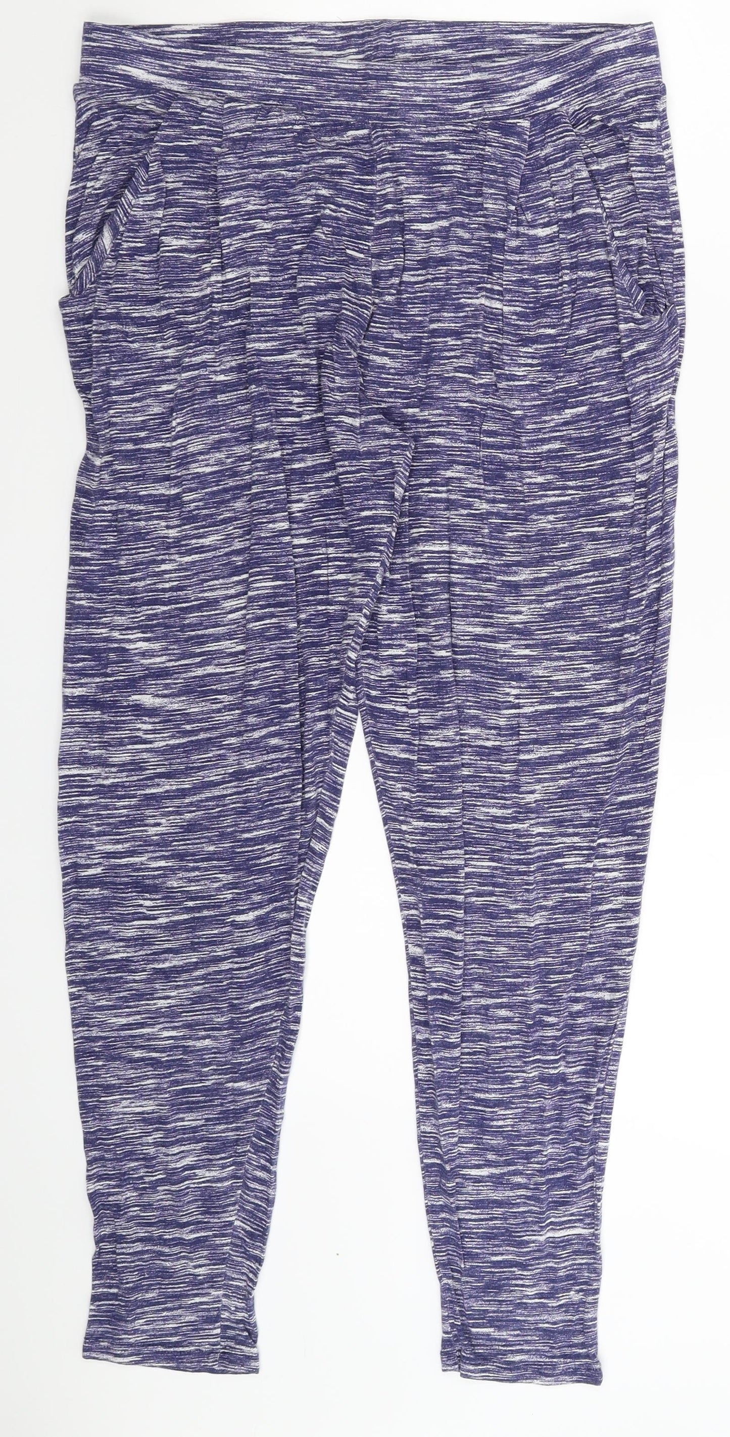 Atmosphere Womens Blue   Jogger Trousers Size 12 L25 in