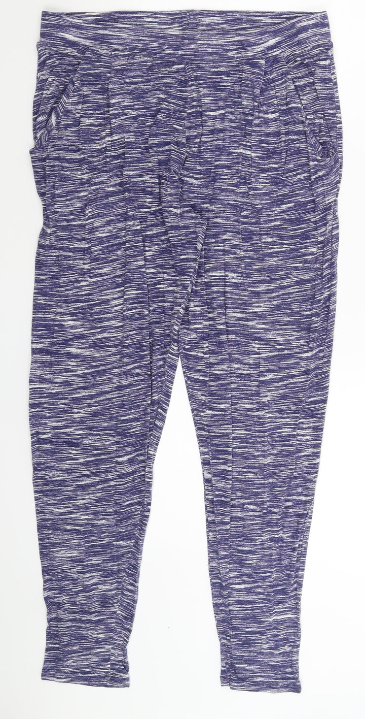 Atmosphere Womens Blue   Jogger Trousers Size 12 L25 in
