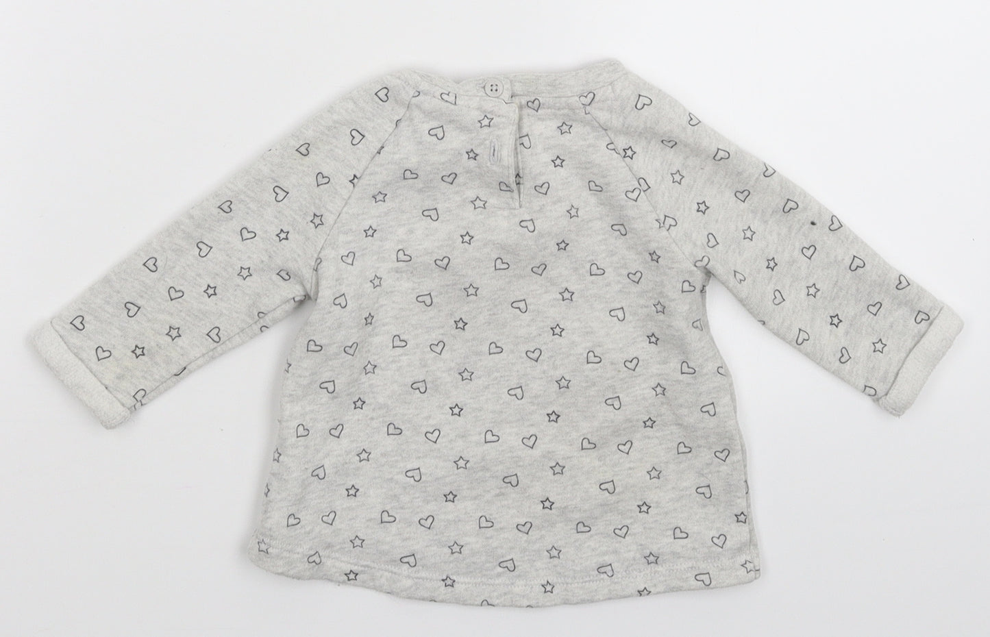 Disney Girls Grey   Pullover Jumper Size 3-6 Months  - Christmas