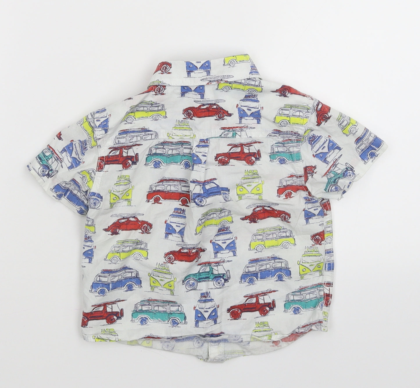 Matalan Boys White   Basic Button-Up Size 12-18 Months