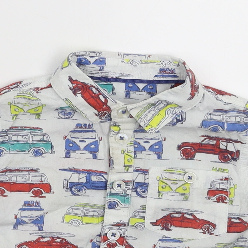 Matalan Boys White   Basic Button-Up Size 12-18 Months