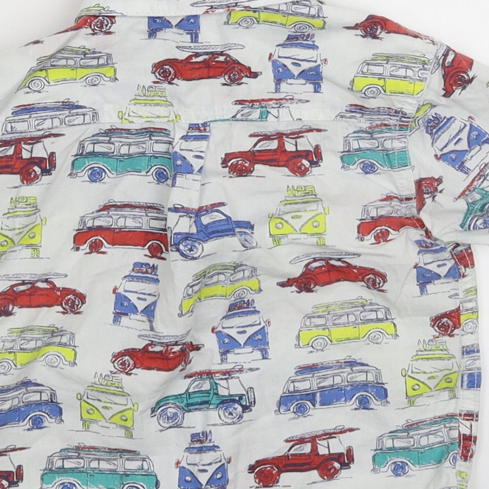 Matalan Boys White   Basic Button-Up Size 12-18 Months