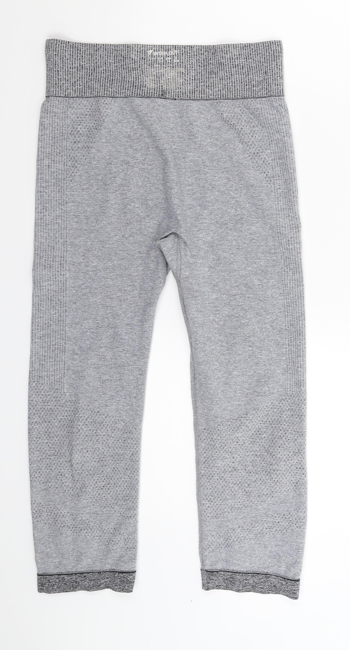 Primark Womens Grey   Cropped Leggings Size 12 L19 in