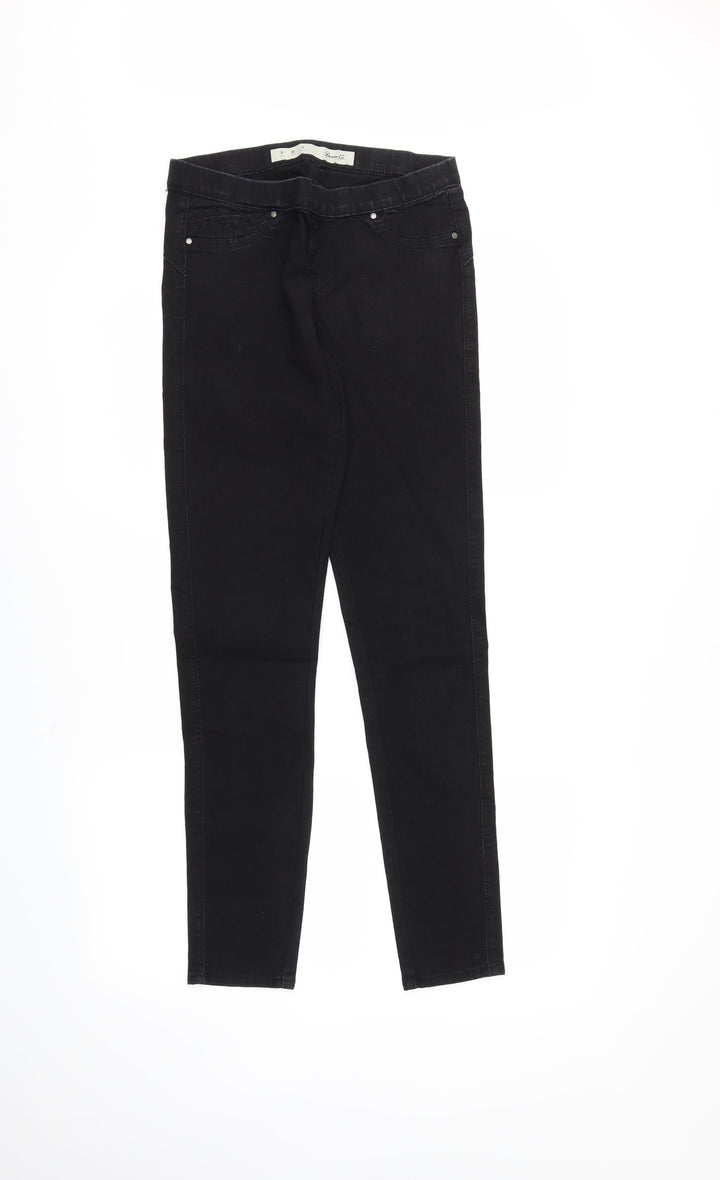 DenimCo Womens Black Jegging Jeans Size 8 L26 in