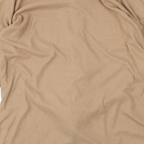 bohoo Womens Brown   Wrap Jumper Size 16