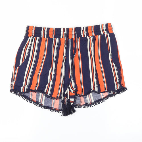 Atmosphere Womens Blue Striped  Culotte Shorts Size 8