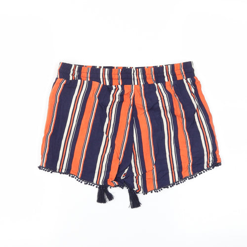 Atmosphere Womens Blue Striped  Culotte Shorts Size 8